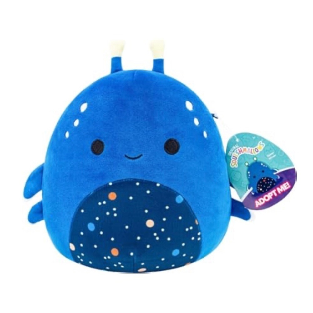 Original Squishmallows x Adopt Me! 8” Blue Space Whale Plush Toy - NWT!